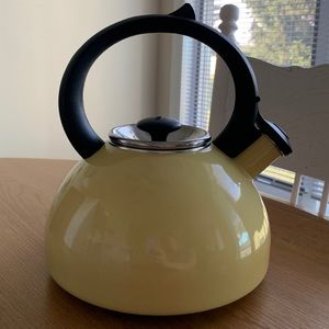 Yellow tea pot